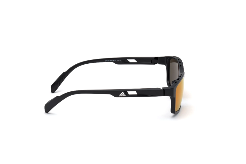 LENTES SOL ADIDAS SHINY BLACK ESPEJADOS SPORT - 7