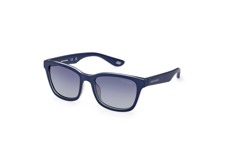 LENTES SOL SKECHERS AZUL POLARIZADOS NIÑOS - 2