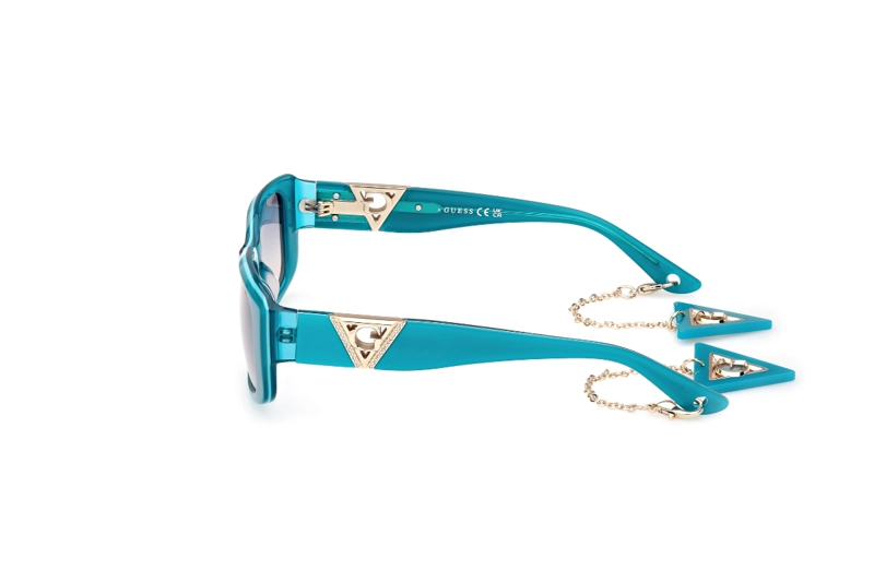 LENTES DE SOL SHINY TURQUOISE GUESS - 3