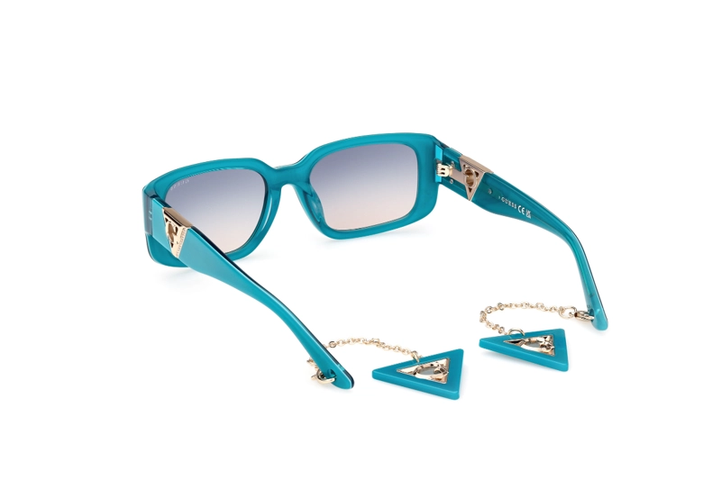LENTES DE SOL SHINY TURQUOISE GUESS - 4