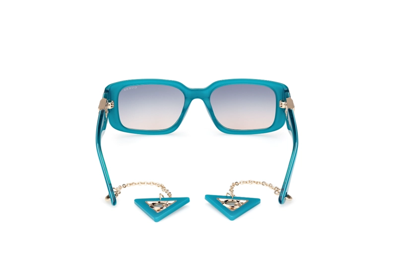 LENTES DE SOL SHINY TURQUOISE GUESS - 5