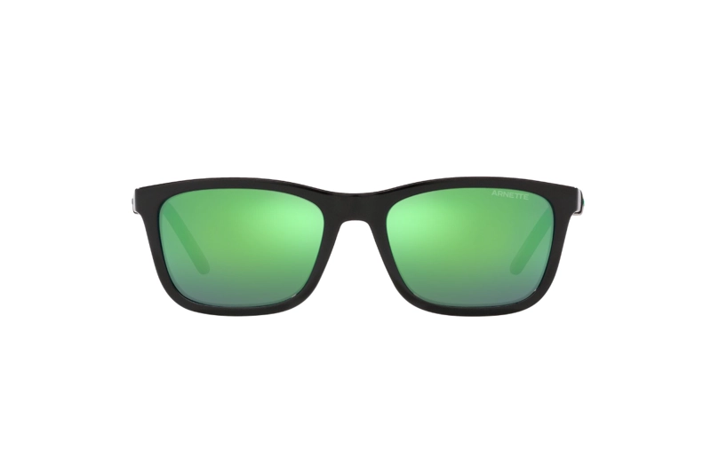 LENTES SOL ARNETTE TEEN SPEERIT NEGRO ESPEJADOS SUSTENTABLE - 1