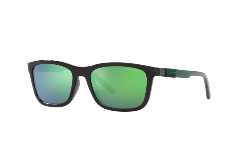 LENTES SOL ARNETTE TEEN SPEERIT NEGRO ESPEJADOS SUSTENTABLE - 2
