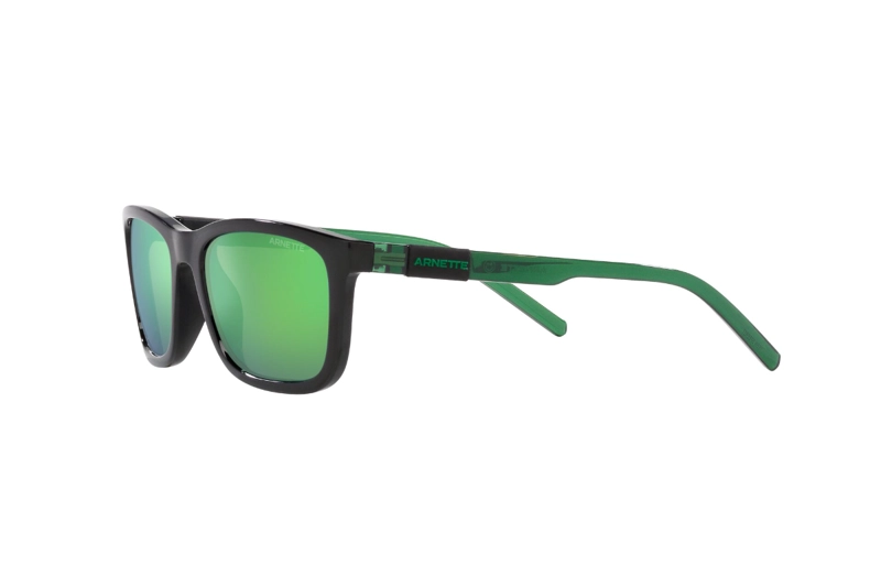 LENTES SOL ARNETTE TEEN SPEERIT NEGRO ESPEJADOS SUSTENTABLE - 3