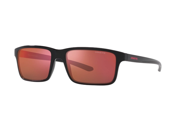 LENTES SOL ARNETTE MWAMBA NEGRO ESPEJADOS SUSTENTABLE - 2