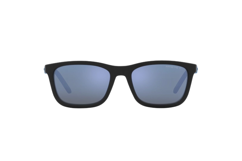 LENTES SOL ARNETTE TEEN SPEERIT MATTE NEGRO POLARIZADOS SUSTENTABLE - 1