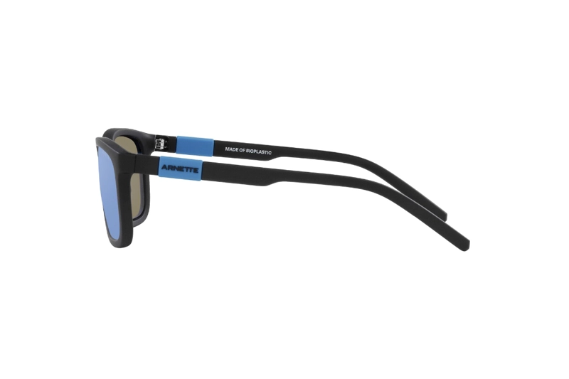 LENTES SOL ARNETTE TEEN SPEERIT MATTE NEGRO POLARIZADOS SUSTENTABLE - 4