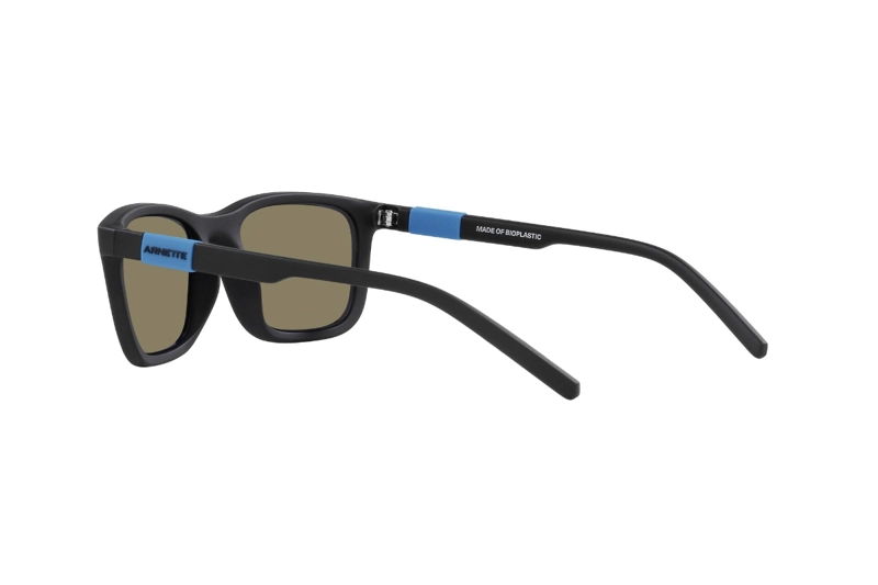 LENTES SOL ARNETTE TEEN SPEERIT MATTE NEGRO POLARIZADOS SUSTENTABLE - 5