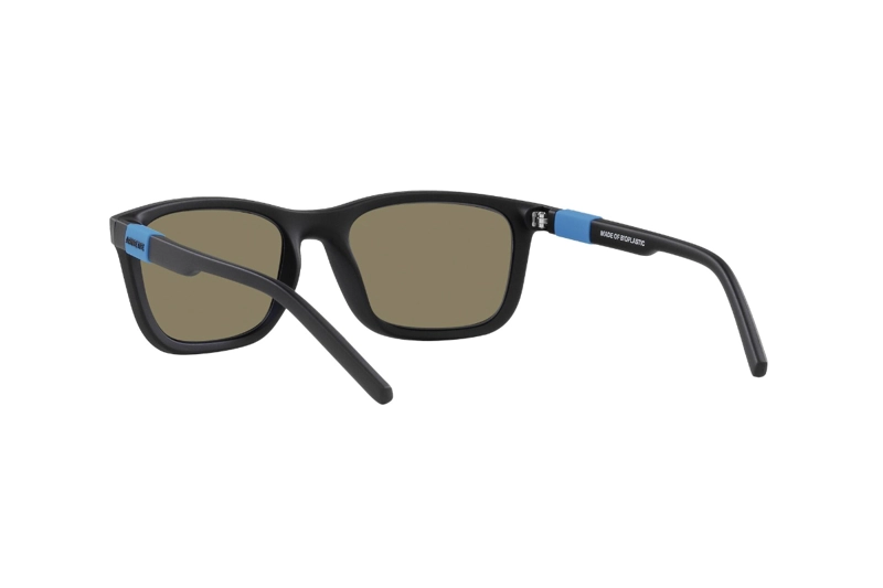 LENTES SOL ARNETTE TEEN SPEERIT MATTE NEGRO POLARIZADOS SUSTENTABLE - 6
