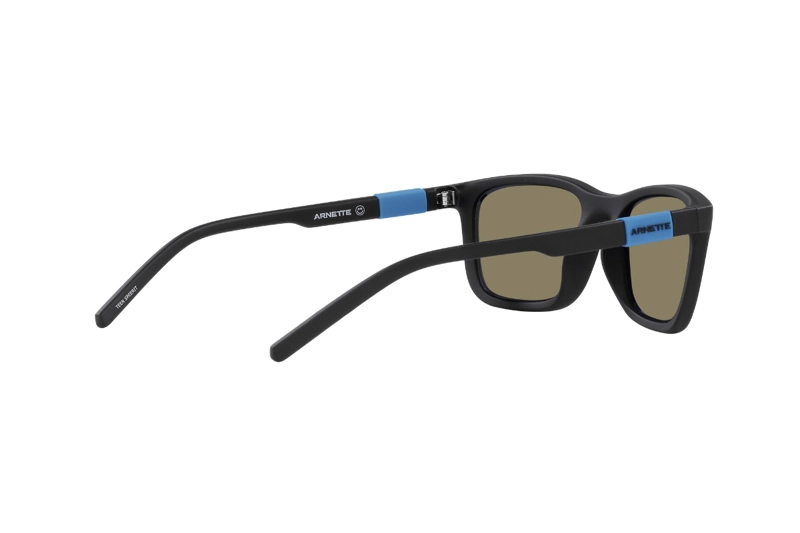 LENTES SOL ARNETTE TEEN SPEERIT MATTE NEGRO POLARIZADOS SUSTENTABLE - 9