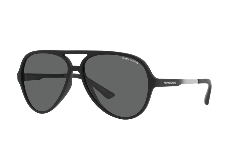 LENTES SOL ARMANI EXCHANGE MATTE BLACK - 2