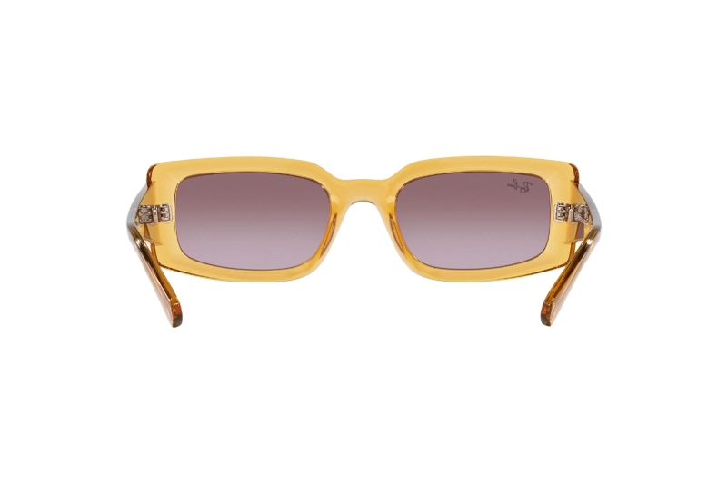 LENTES SOL RAY-BAN KILIANE TRANSPARENT YELLOW BIO-BASED SUSTENTABLE - 7