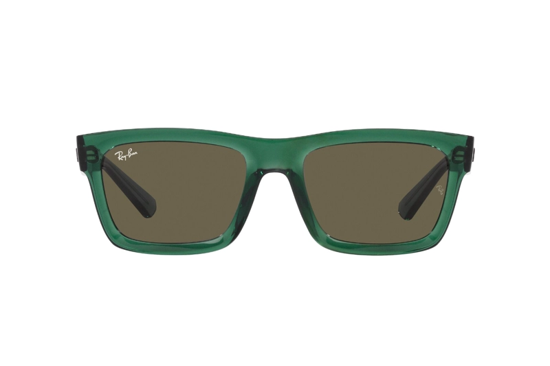 LENTES DE SOL WARREN TRANSPARENT GREEN BIO-BASED SUSTENTABLE RAY-BAN - 1