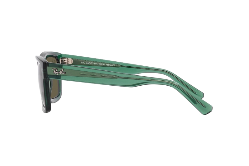 LENTES DE SOL WARREN TRANSPARENT GREEN BIO-BASED SUSTENTABLE RAY-BAN - 4