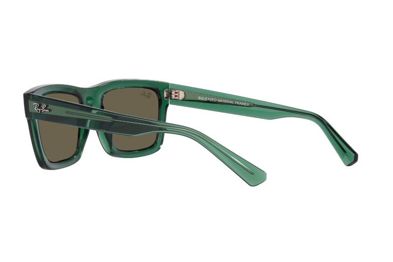 LENTES DE SOL WARREN TRANSPARENT GREEN BIO-BASED SUSTENTABLE RAY-BAN - 5