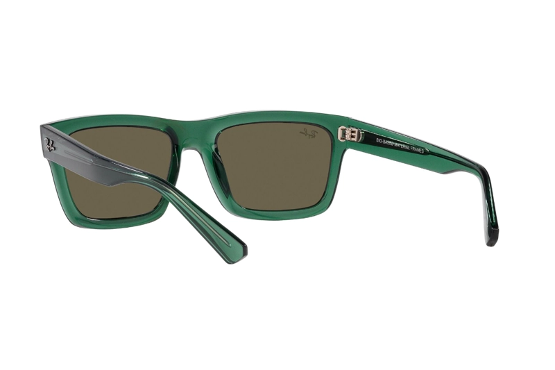 LENTES DE SOL WARREN TRANSPARENT GREEN BIO-BASED SUSTENTABLE RAY-BAN - 6