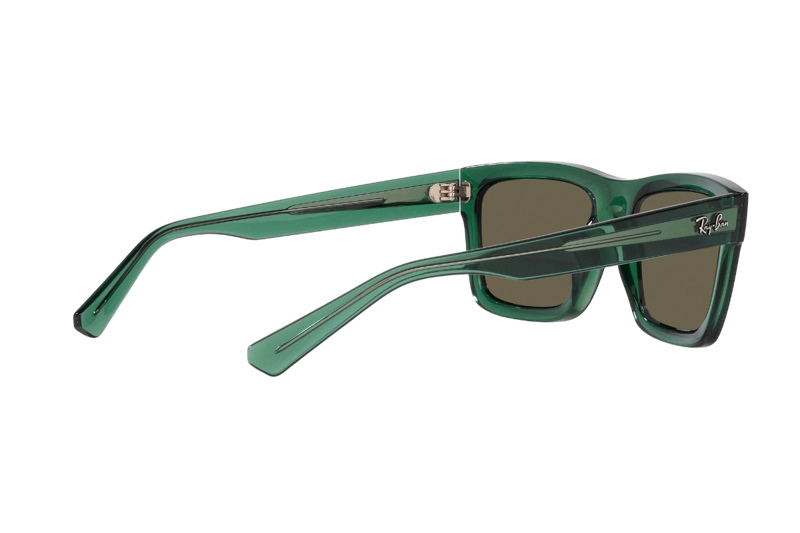 LENTES DE SOL WARREN TRANSPARENT GREEN BIO-BASED SUSTENTABLE RAY-BAN - 9
