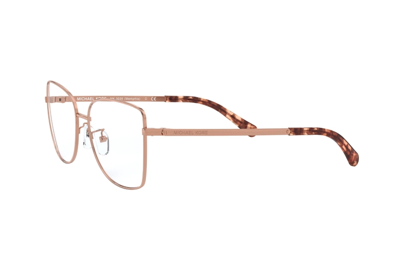 LENTES MICHAEL KORS ÓPTICOS MEMPHIS ROSE GOLD - 3