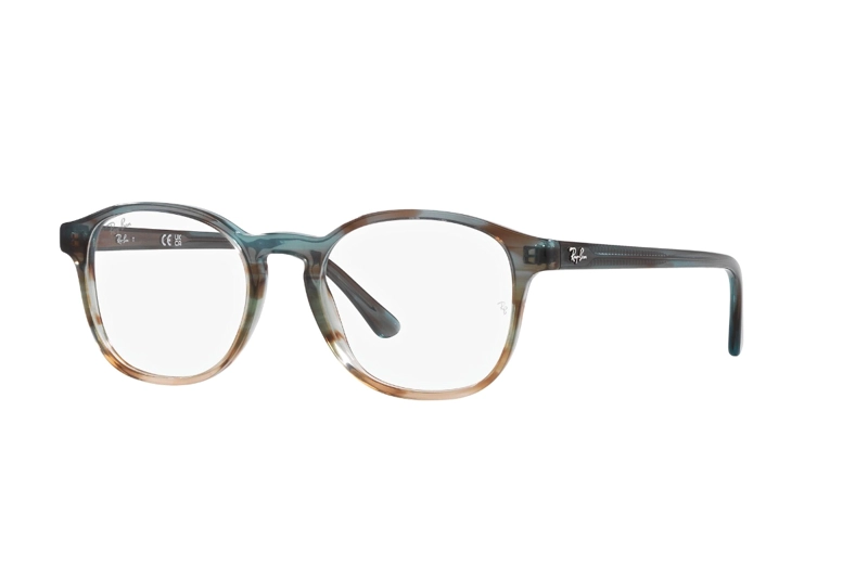 LENTES RAY-BAN ÓPTICOS RAYADO MULTICOLOR ÓPTICAL - 2