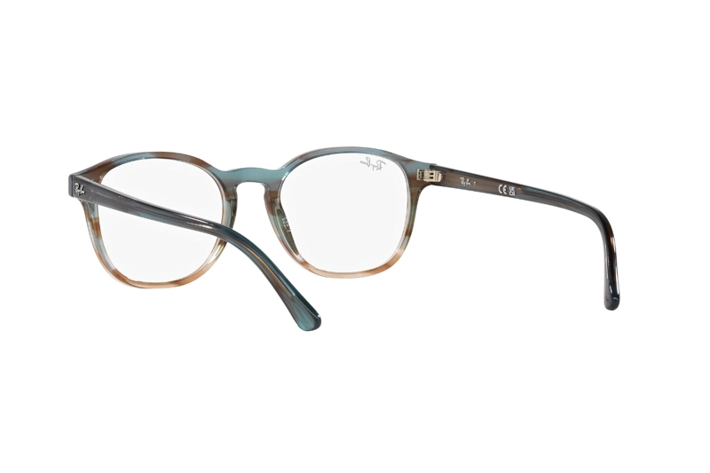 LENTES RAY-BAN ÓPTICOS RAYADO MULTICOLOR ÓPTICAL - 6