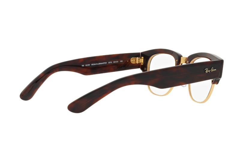 LENTES RAY-BAN ÓPTICOS MEGA CLUBMASTER MOCK TORTOISE ON ARISTA ÓPTICAL - 9