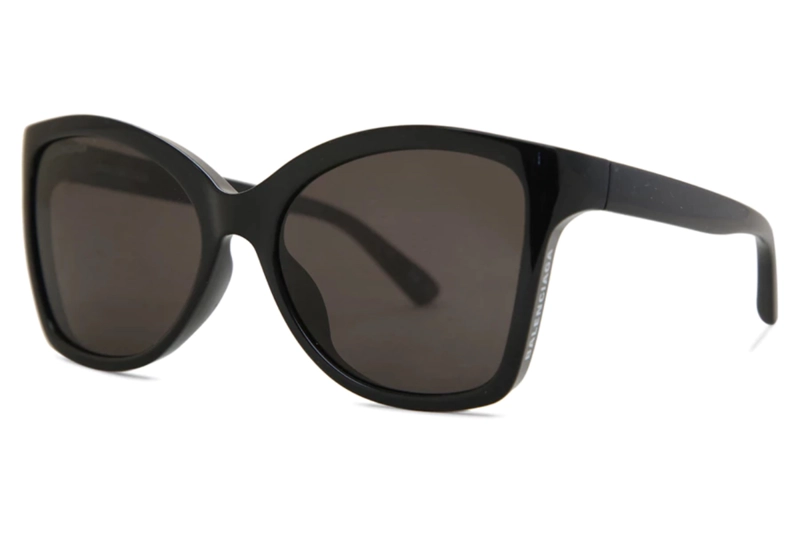 LENTES SOL BALENCIAGA SHINY BLACK - 1