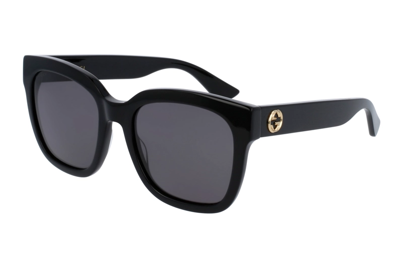LENTES SOL GUCCI SHINY BLACK - 1