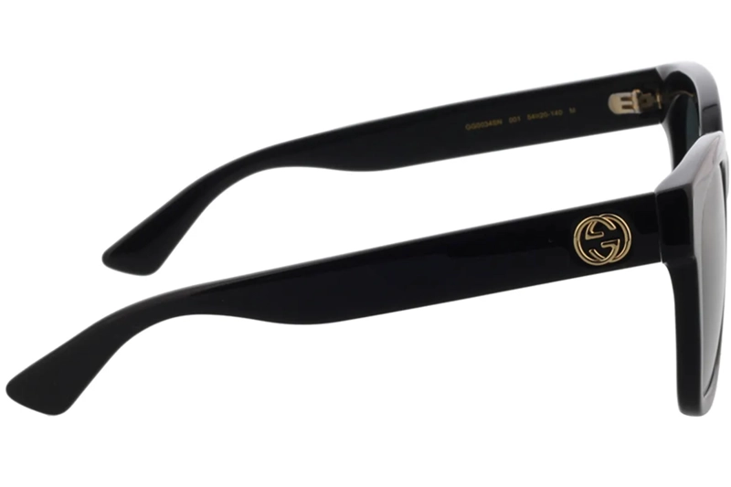 LENTES SOL GUCCI SHINY BLACK - 4
