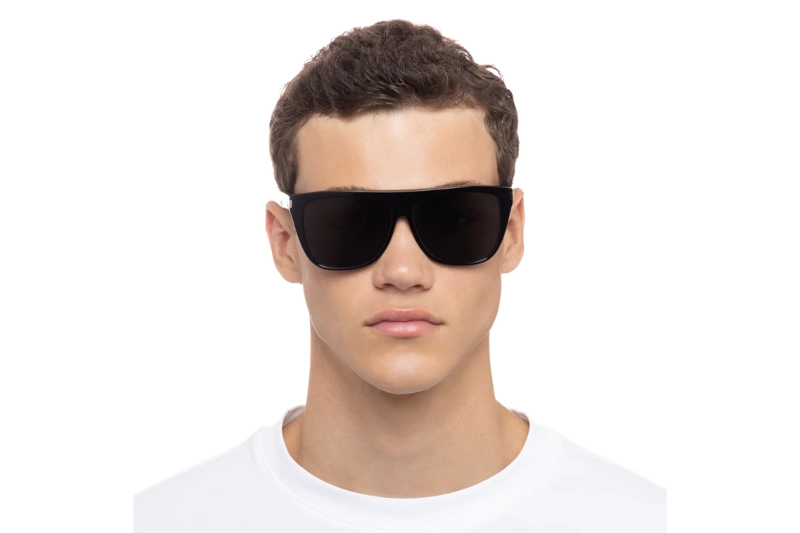 LENTES SOL YVES SAINT LAURENT SHINY BLACK - 4