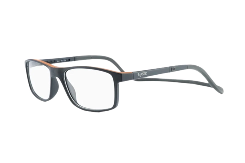 LENTES SLASTIK ÓPTICOS ACKNAR NEGRO CON CLIP MAGNÉTICO - 1