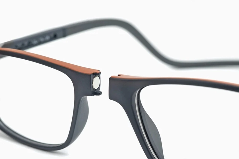 LENTES SLASTIK ÓPTICOS ACKNAR NEGRO CON CLIP MAGNÉTICO - 2