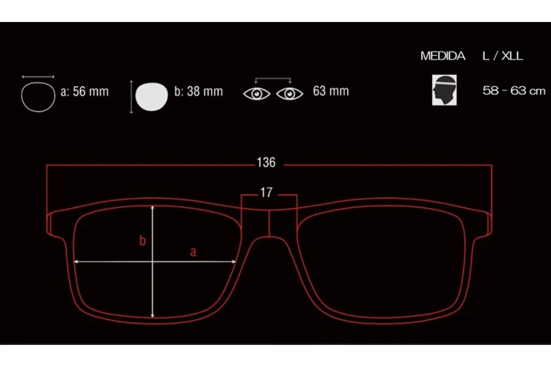 LENTES SLASTIK ÓPTICOS ACKNAR NEGRO CON CLIP MAGNÉTICO - 3