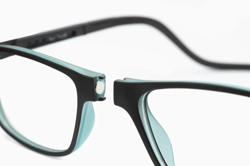LENTES SLASTIK ÓPTICOS ACKNAR NEGRO CON CLIP MAGNÉTICO - 3