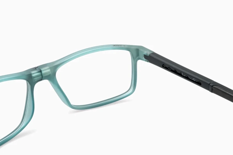 LENTES SLASTIK ÓPTICOS ACKNAR NEGRO CON CLIP MAGNÉTICO - 4