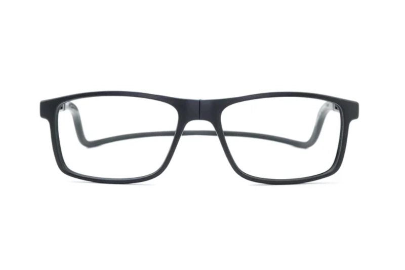 LENTES SLASTIK ÓPTICOS ACKNAR NEGRO CON CLIP MAGNÉTICO - 2