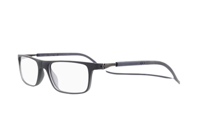 LENTES SLASTIK ÓPTICOS JABBA PRIME GRIS CON CLIP MAGNÉTICO - 1