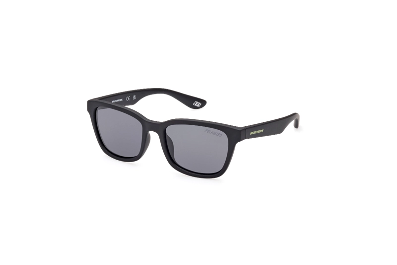 LENTES SOL SKECHERS NEGRO POLARIZADOS NIÑOS - 2