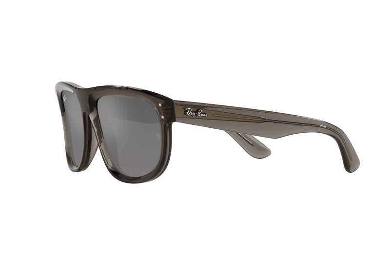 LENTES SOL RAY-BAN BOYFRIEND REVERSE TRANSPARENT DARK GREY ESPEJADOS - 3