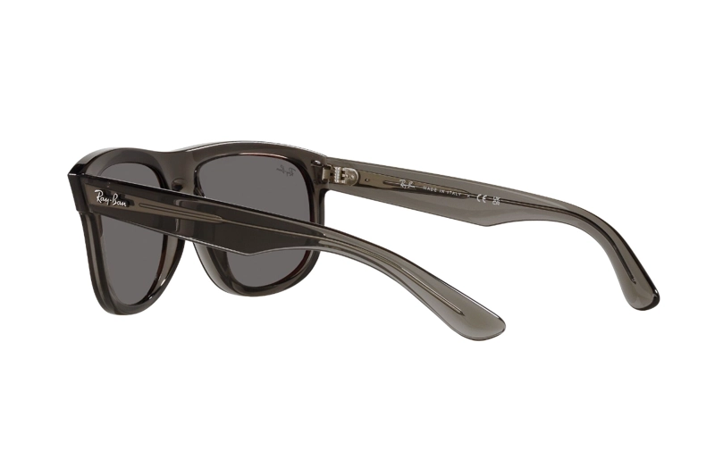 LENTES SOL RAY-BAN BOYFRIEND REVERSE TRANSPARENT DARK GREY ESPEJADOS - 5