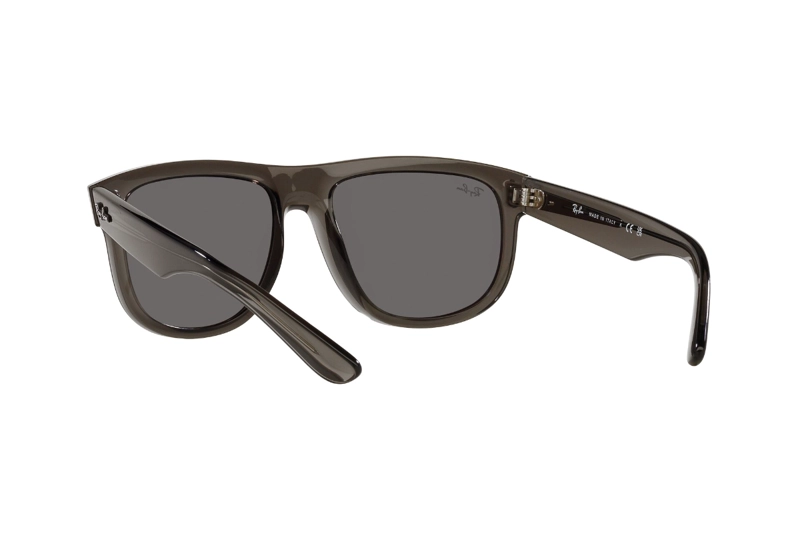 LENTES SOL RAY-BAN BOYFRIEND REVERSE TRANSPARENT DARK GREY ESPEJADOS - 6