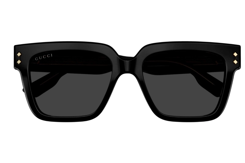 LENTES SOL GUCCI SHINY BLACK - 2