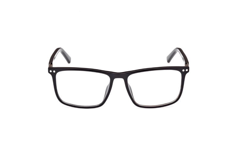 LENTES TIMBERLAND ÓPTICOS SHINY BLACK CON CLIP-ON - 1