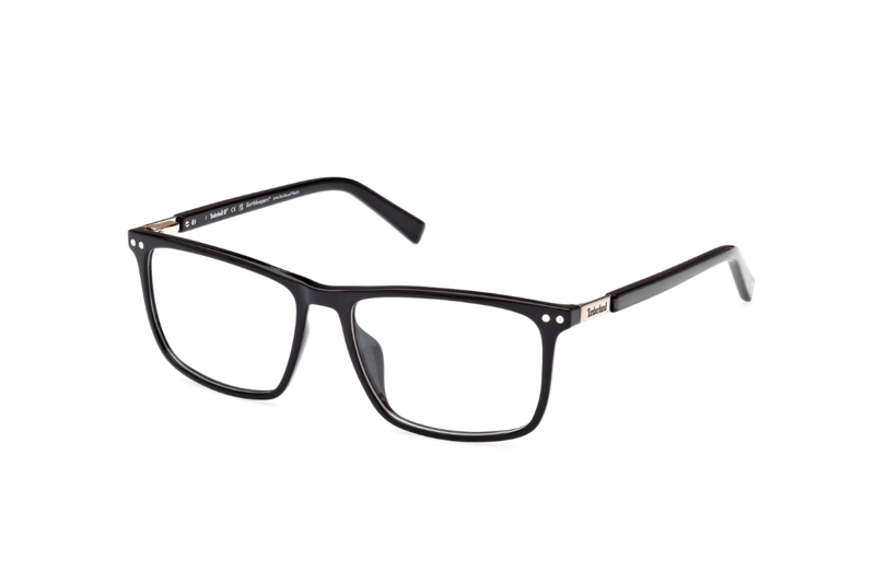 LENTES TIMBERLAND ÓPTICOS SHINY BLACK CON CLIP-ON - 2