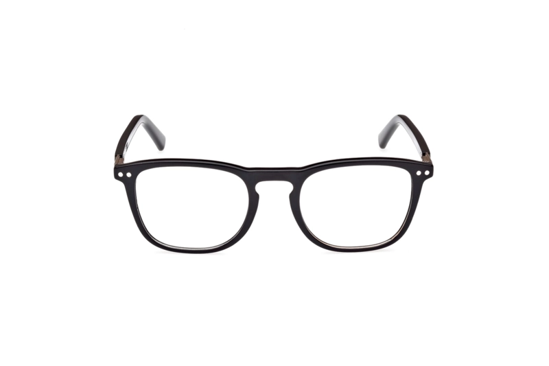 LENTES TIMBERLAND ÓPTICOS SHINY BLACK CON CLIP-ON - 1