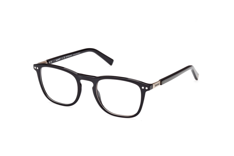 LENTES TIMBERLAND ÓPTICOS SHINY BLACK CON CLIP-ON - 2