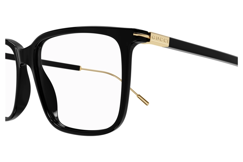 LENTES GUCCI ÓPTICOS SHINY BLACK - 3