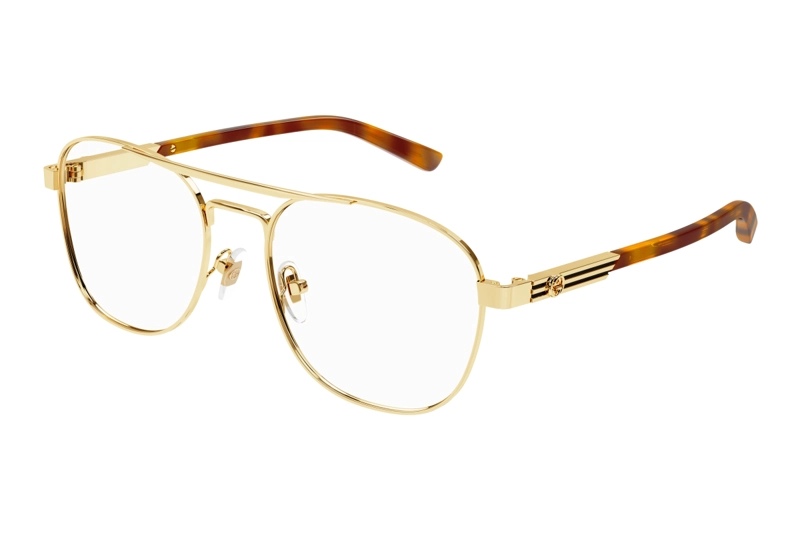 LENTES GUCCI ÓPTICOS DORADO - 1