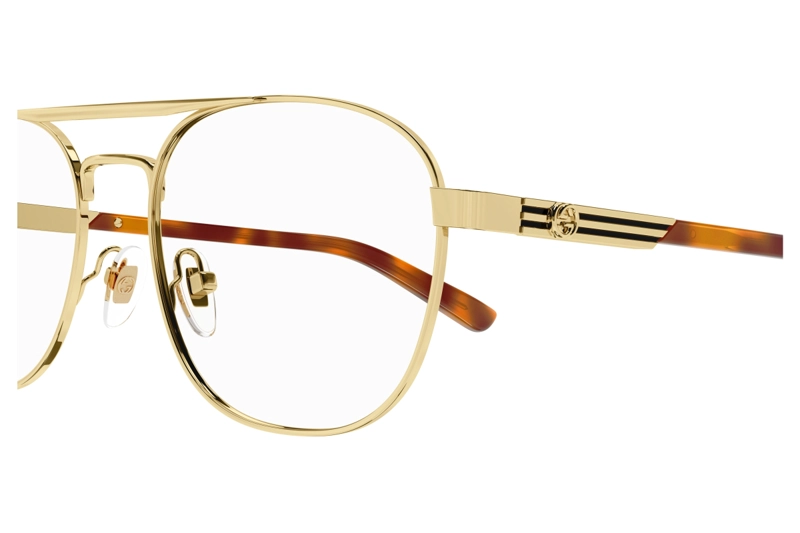LENTES GUCCI ÓPTICOS DORADO - 3