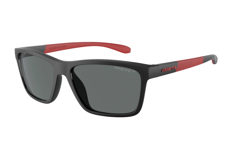 LENTES DE SOL MIDDLEMIST BLACK POLISHED POLARIZADOS SUSTENTABLE ARNETTE - 2