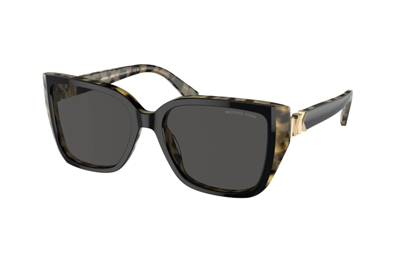 LENTES SOL MICHAEL KORS ACADIA BLACK POLISHED - 2